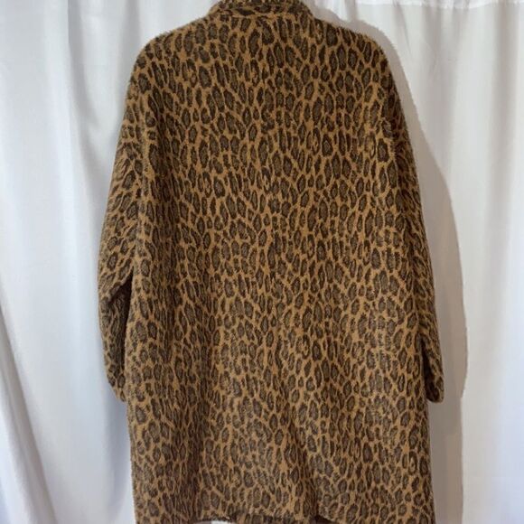 ANTHROPOLOGIE SEE U SOON LEOPARD PRINT FAUX FUR - Picture 11 of 11
